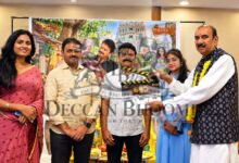 'Taqdeer' movie song shoot launch pooja ceremony with clapboard, Hyderabad