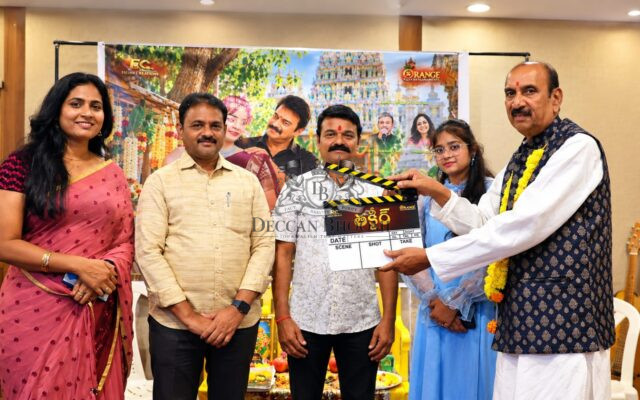 'Taqdeer' movie song shoot launch pooja ceremony with clapboard, Hyderabad